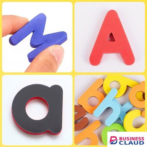 Phonic Alphabet Magnets for Fridge with Magnetic Board