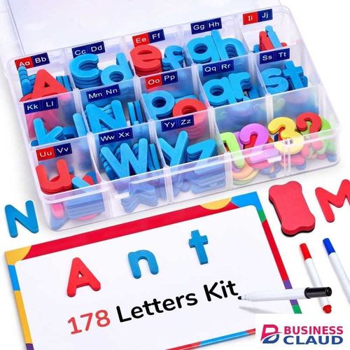 Phonic Alphabet Magnets for Fridge with Magnetic Board