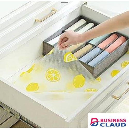 PVC Kitchen Shelf Liners / Drawer Liners / Fridge Mats / Drawer Mats Size: 45*200cm