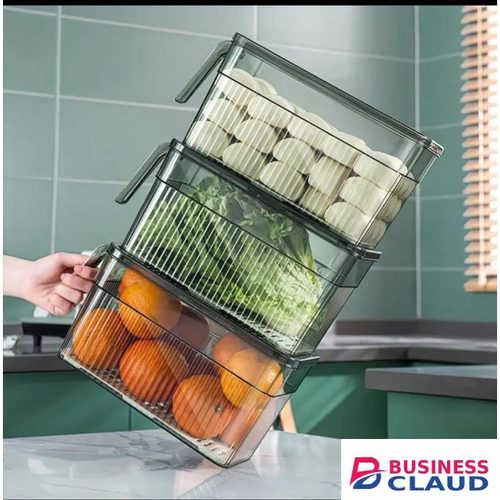 Acrylic Fridge Storage Organizer – 4pcs Set
