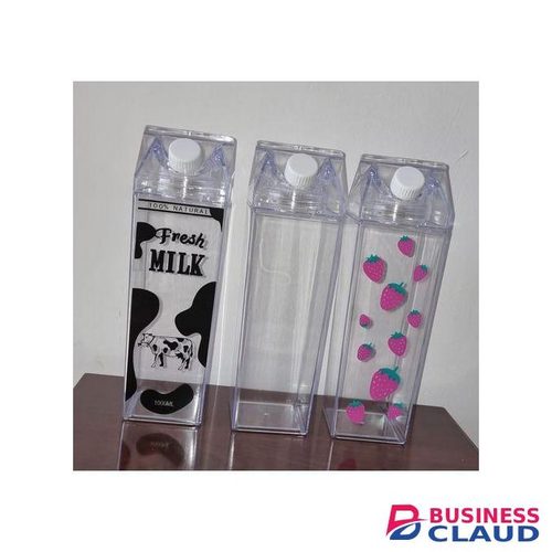 Assorted 3 pcs 1L acrylic fridge bottle with tight duo lid