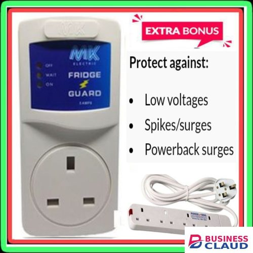 MK , Fridge Guard, Surge Protect+ 4 Way Extension