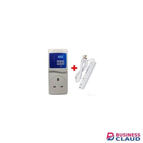 Power King 4 Way Extension + TV GUARD + FRIDGE GUARD+ Bulb