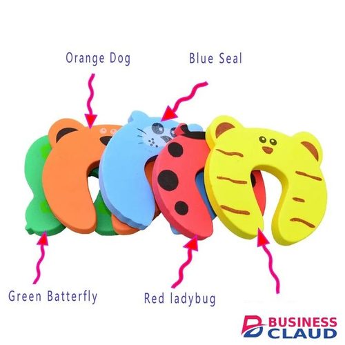 Door Guard Babyproof Protector Stopper Foam Finger Pinch Childproof Cartoon