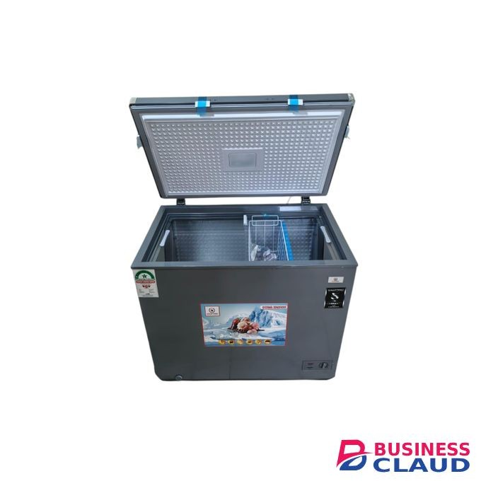 Smart Pro 230L Chest Freezer with Lock and Key, Sliding Glass Doors & Adjustable Thermostat 37500/=