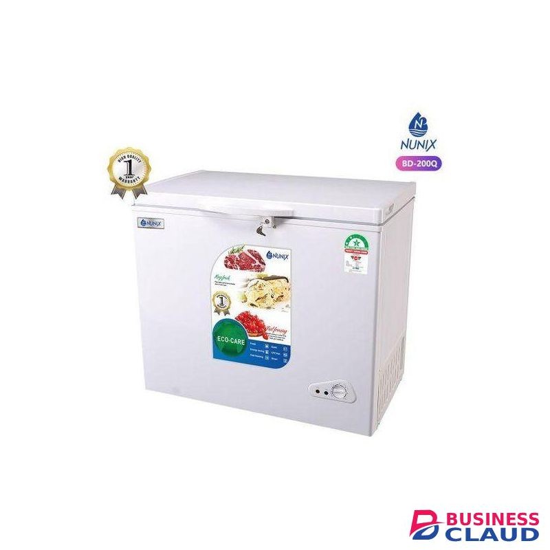 Nunix 200L Large Capacity Chest Freezer