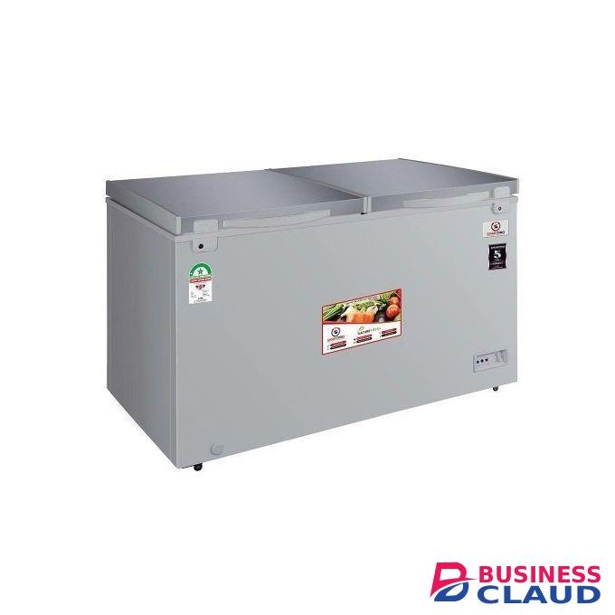 Smart Pro 450L Capacity, Double-Door (double lighting WITH 5 YEARS WARRANT ON COMPRESSOR , PLUS FREE GIFT