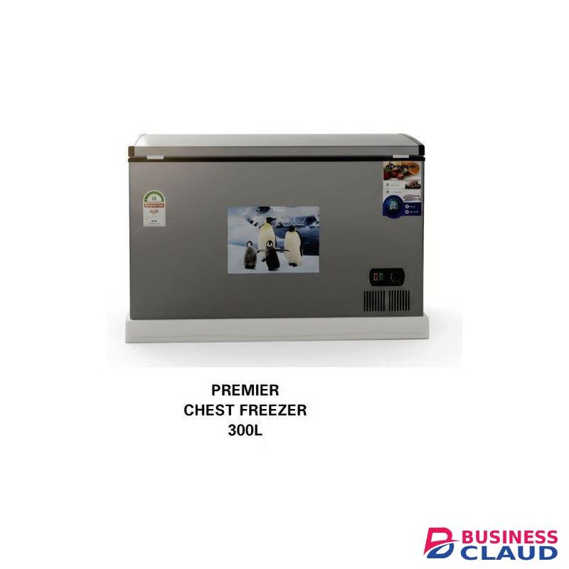 Premier Large capacity chest freezer 300 liters Freezer Energy Saving Freezer with a free gift 1yr Warranty .