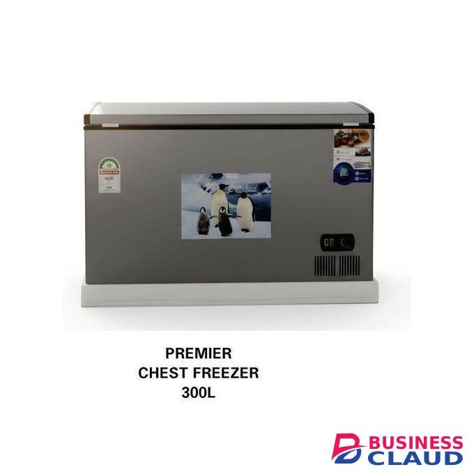 Premier Large Capacity Chest Freezer 300 Litres Freezer Energy Saving Freezer
