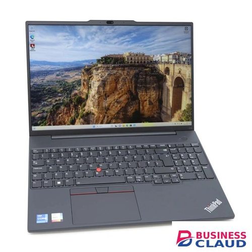 Lenovo ThinkPad E16 Gen 1, Intel Core i5 1335U, 8GB DDR4 3200 (Up to 40GB Support), 512GB SSD M.2 2242 PCIe 4.0x4 NVMe Opal 2.0, No OS, 16inch WUXGA