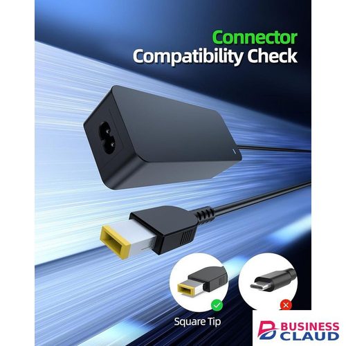 Charger for Lenovo Laptop, Square Tip, Thinkpad, Yoga, 65W 45W, (Safety Certified by UL)