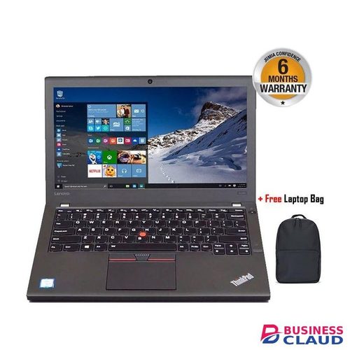 Refurbished ThinkPad X260 Intel Core I5 8GB RAM 256GB SSD 12.5 Inch 6th Gen Ultrabook Laptop Black + Free Bag, (6 Months WRTY)