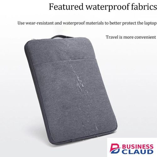 Universal 13.3 inch Fashion Soft Laptop Denim Bags Portable Zipper Notebook Laptop Case Pouch for MacBook Air / Pro, Lenovo and other Laptops - Gray