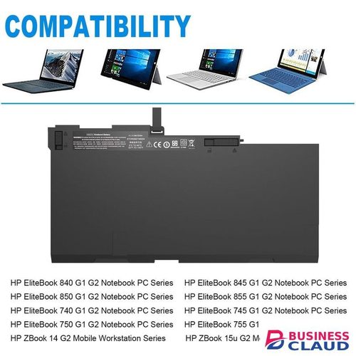 Laptop Battery for HP CM03 CM03XL EliteBook 840 G1 845 G2 Series HP ZBOOK 14 Series Notebook HSTNN-IB4R HSTNN-DB4Q E7U24AA