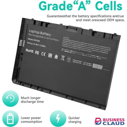 BT04XL Notebook Battery for HP EliteBook Folio 9470 9470M 9480m Ultrabook BT04 BA06 HSTNN-IB3Z HSTNN-I10C 687945-001 H4Q47AA 687517-241 HSTNN-DB3Z 687517-171-14.8V 52WH