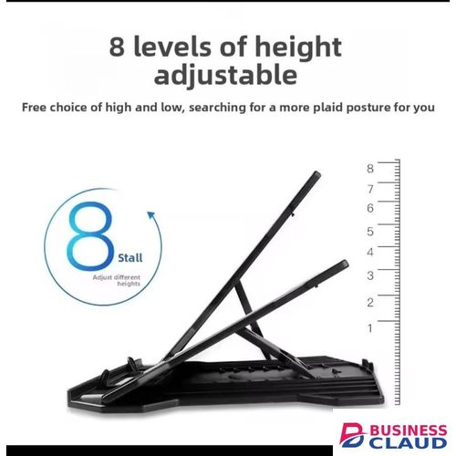 Adjustable Notebook Stand Gaming Laptop Riser Holder – Ergonomic Desktop Mount for Home Office & Gaming Use