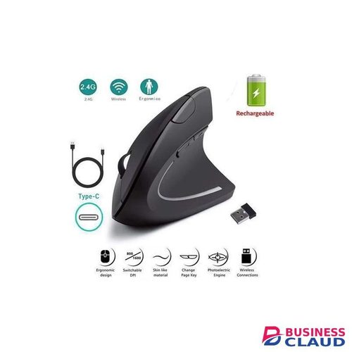 Havit Vertical ergonomic gaming mouse, wireless rechargeable gaming player kit, optical 2.4G mouse, computer, laptop, desktop, USB silent mouse