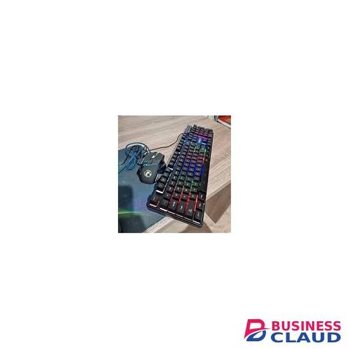 Backlit Gaming Keyboard RGB Wired Gaming Keyboard With Mouse Strong Keyboard Computer Laptop Keyboard Plus Mouse-