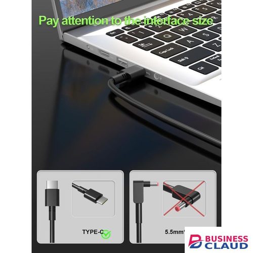 Lenovo Original 65W USB-C AC Power Adapter, Fast Type-C Laptop Charger for ThinkPad, IdeaPad, Yoga Series