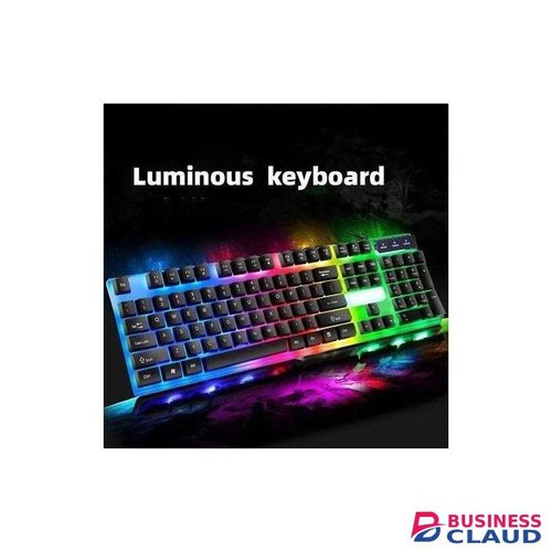 Gaming Keyboard & Mouse Set Backlight RGB Wired Gaming Keyboard With Mouse Luminous Keyboard For cComputer PC Laptop