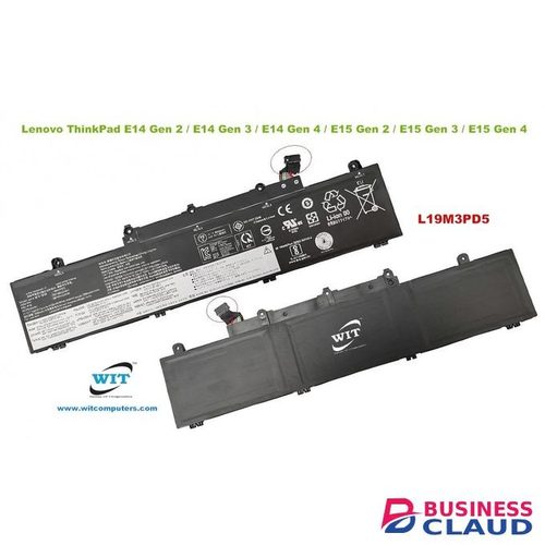 Lenovo L19M3PD5 L19C3PD5 L19D3PD5 L19L3PD5 Laptop Battery ThinkPad E14 Gen 2 / E14 Gen 3 / E14 Gen 4 / E15 Gen 2 / E15 Gen 3 / E15 Gen 4 Series L20C3PD4 L20L3PD4 L20M3PD4