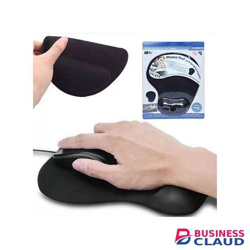 Ergonomic Mouse Pad with Gel Wrist Rest Support for Gaming Computer, Laptop, Home, Office & Travel