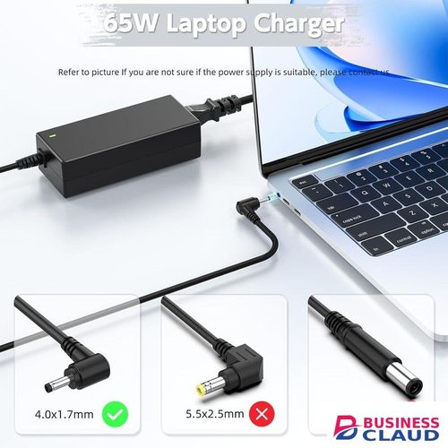 Lenovo 65W Laptop Charger Compatible with IdeaPad 1 3 5, Flex 4 5 6, V14 V15 V17 Series, IdeaPad 110 110s 320 330 330s 520 530s 710s L340 S145 S340 S540