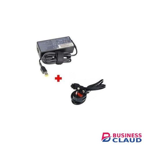 Lenovo Laptop Charger Complete USB Square for ThinkPad T440, T440s, T440p, T450, T450s, T460, T460s, T470, T470s, T480, T480s, T490 – 20V 3.25A 65W