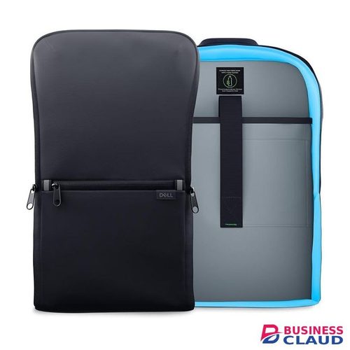 DELL EcoLoop CP3724 Laptop Backpack 14–16" – Lightweight Eco-Friendly Business Backpack, Water-Resistant Travel Bag with Padded Laptop Sleeve & Smart Storage – Black (460-BDSS-01)