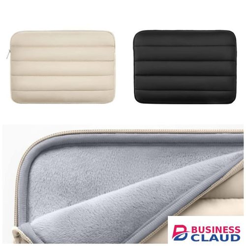 High Quality Puffy Laptop Sleeve 13.3 inch – Thick Padded Protective Case for MacBook and Android Laptops, Water-Resistant Cushion Sleeve with Soft Interior, Lightweight Carrying Cover