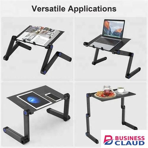 Lightweight Laptop Holder with Cooling Fan and Adjustable Features