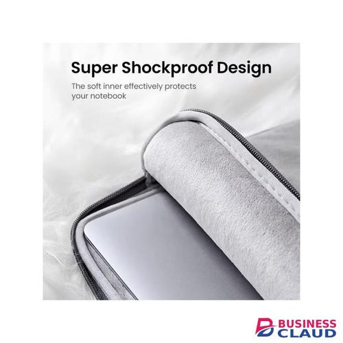 Ugreen LP187 14–14.9 Inch Laptop Sleeve – Grey, Lightweight Shockproof Protective Case with Accessory Pocket