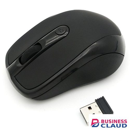 Wireless Mouse, 2.4G Wireless Ergonomic Computer Mouse with USB Receiver, High Sensitivity Lightweight Portable Mobile Optical Office Mice for PC Laptop Computer Desktop (Black)