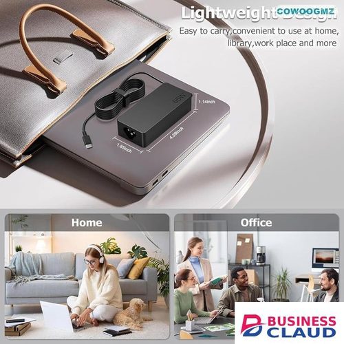Lenovo 65W USB C Laptop Charger Compatible with ThinkPad X1 X13 T14 T15 E14 E15 T480s T490 E480 Yoga 7i 9i Thinkbook 13s 14 15 16 Plus G4 65W 45W Computer Charger