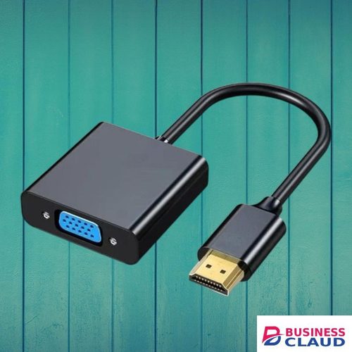 Lightweight & Portable Mini HDMI to VGA, HDTV to VGA Adapter Cable for Computer, Projector, Desktop, Laptop, PC, Monitor, Chromebook