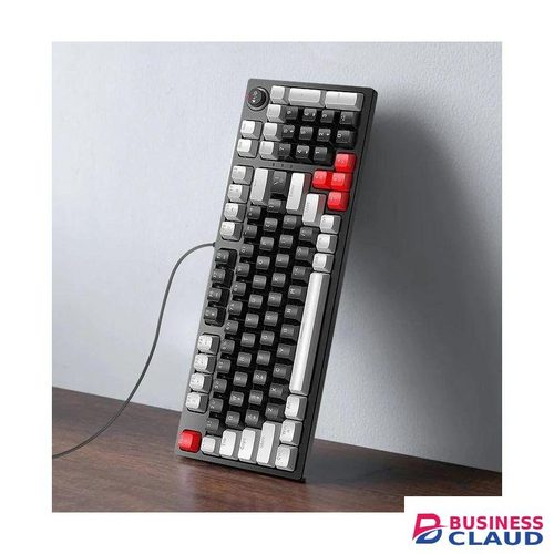 T-Wolf Mini 97 Keys USB Wired Mechanical Gaming Keyboard Knob Colorful Light Effect For Desktop & Laptop Gamers