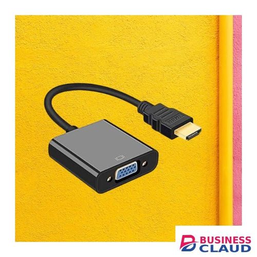 Lightweight 1080P HDMI to VGA Converter Adapter Cable (Male to Female) Compatible Desktop, Laptop, PC, Monitor, Projector, HDTV, Chromebook