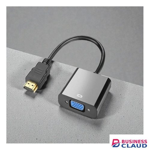 Durable Quality HDMI To VGA Adapter Cable For Laptop Desktop PC To VGA Monitor Projector With Audio