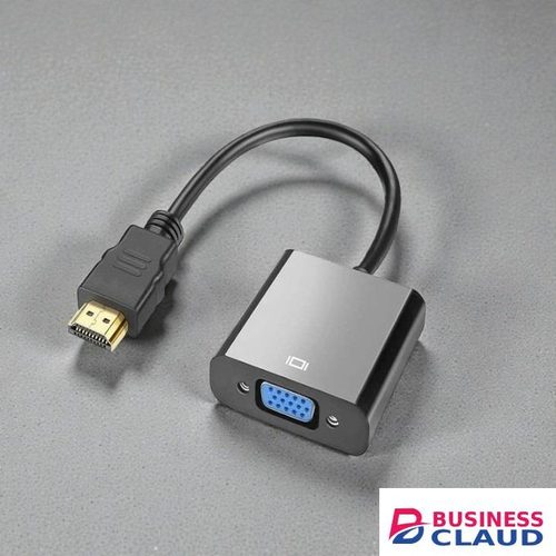 HDMI to VGA Adapter Cable for Laptop Desktop PC to Monitor Projector Strong Signal and Durable Build