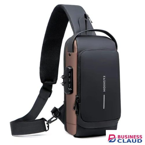 Multifunction Anti-Theft USB Shoulder Chest Bag Sling for Travel Waterproof Lightweight Durable Organizer with Adjustable Strap for Men and Women