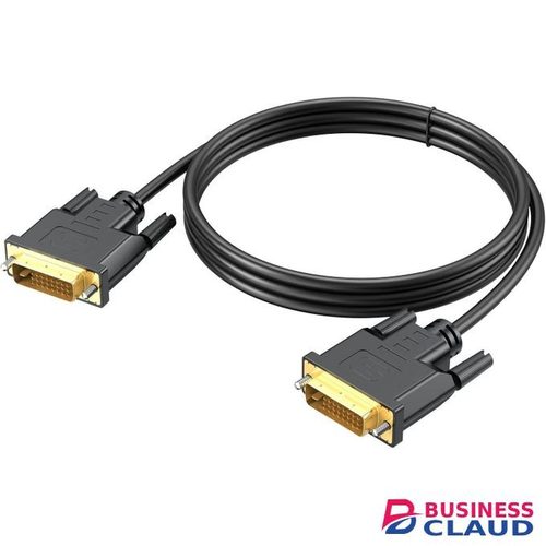 DVI to DVI Cable Male to Male Digital Video Monitor Cable for HDTV, Gaming, Monitor, Projector, DVD, Laptop