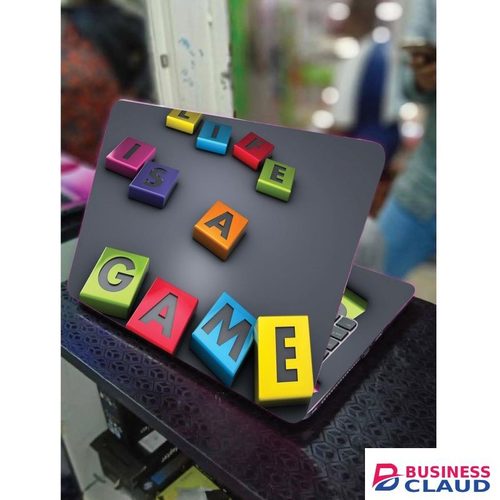 LIFE IS A GAME ART LAPTOP SKIN/COVER/STICKER For Laptop Size 11" 13.3" 14" 15" 15.4" 15.6 Universal Vinyl Skin Sticker Cover And ANTI SKID MOUSE PAD Of The Same