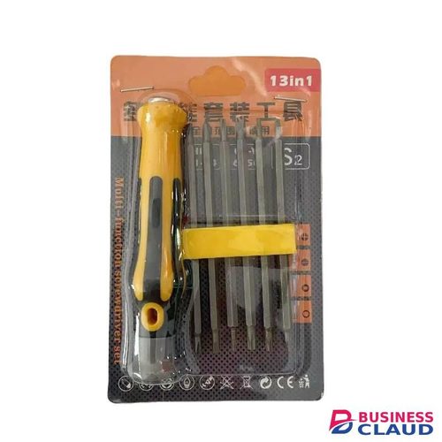 13 in 1 Multi-Function Screwdriver Set | Portable Magnetic Precision Screwdriver Kit for Phone, Laptop, Electronics Repair | Durable Hand Tool