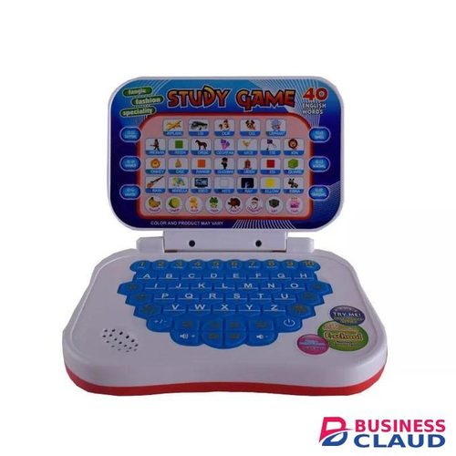 Kids Educational Laptop Toy – Study Game with 40 English Words & Sounds