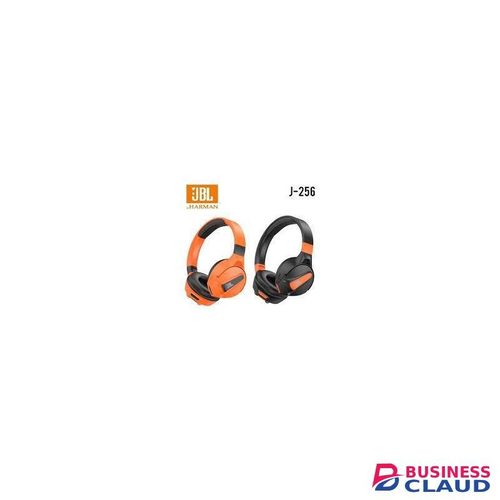 Jbl J256 Bluetooth Wireless Headphones with Deep Bass Stereo Sound, Long Lasting Rechargeable Battery, Built-In Microphone for Hands-Free Calling, Comfortable Over-Ear Foldable Design Compatible with Android, iOS, Tablets and Laptops