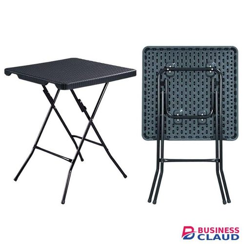 Camping Folding Table Square Folding Table Metal Legs TV Game Snack Dinner Foldable Laptop Stand Tailgate Table Multi -Purpose Easy Transport Multifunctional Table for Picnic Backyards Beach ( Color