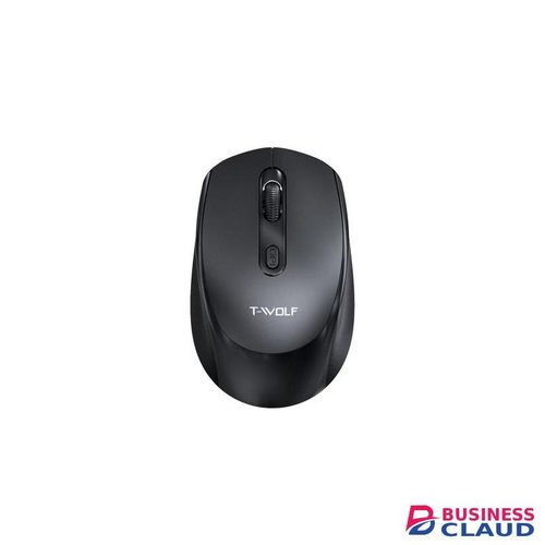 T-WOLF Q4 3 Keys 2.4GHz Wireless Mouse Desktop Computer Notebook Game Mouse(Black)