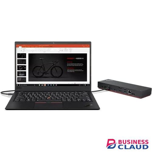 Lenovo ThinkPad Universal Thunderbolt 4 Dock, 4 Displays, Dynamic Power Charging up to 100W, Black