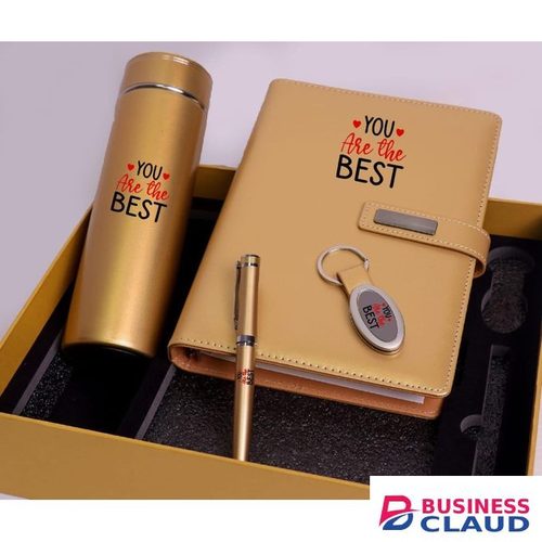 Premium Gift Box – Thermos, Notebook, Pen & Keychain