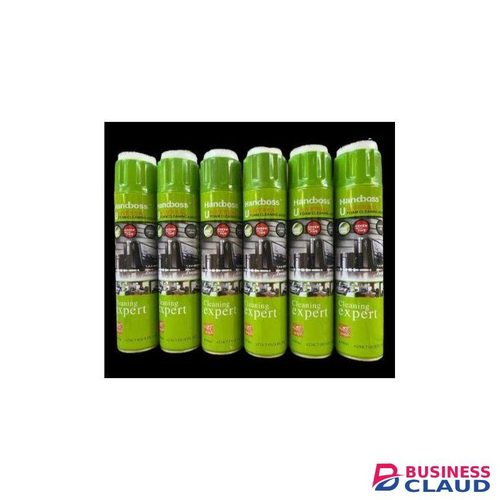 Handboss MULTIPURPOSE FOAM CLEANER, Ideal For Cleaning Laptops, Office Furnture, Car Upholstery, Home Upholstery, Gadgets, Shoes And Metal Equipment